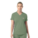 Knit Women's V-Neck Scrub Top. Live Chat for Bulk Discounts