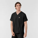 Men's V-Neck Scrub Top. Live Chat for Bulk Discounts