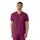 Men's V-Neck Shirttail Scrub Top. Live Chat for Bulk Discounts