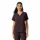 Women's Knit Panel Scrub Top. Live Chat for Bulk Discounts