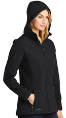 Eddie Bauer [EB537] Ladies Hooded Soft Shell Parka. Live Chat for Bulk Discounts.