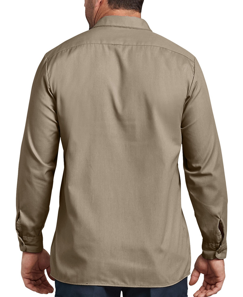 Dickies [L535] Long Sleeve Industrial Work Shirt. Available In All Colors. Live Chat For Bulk Discounts.