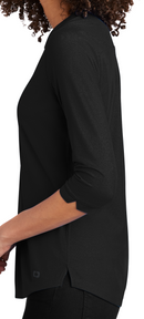 OGIO [LOG104] Ladies Jewel Henley.