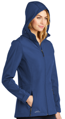 Eddie Bauer [EB537] Ladies Hooded Soft Shell Parka. Live Chat for Bulk Discounts.