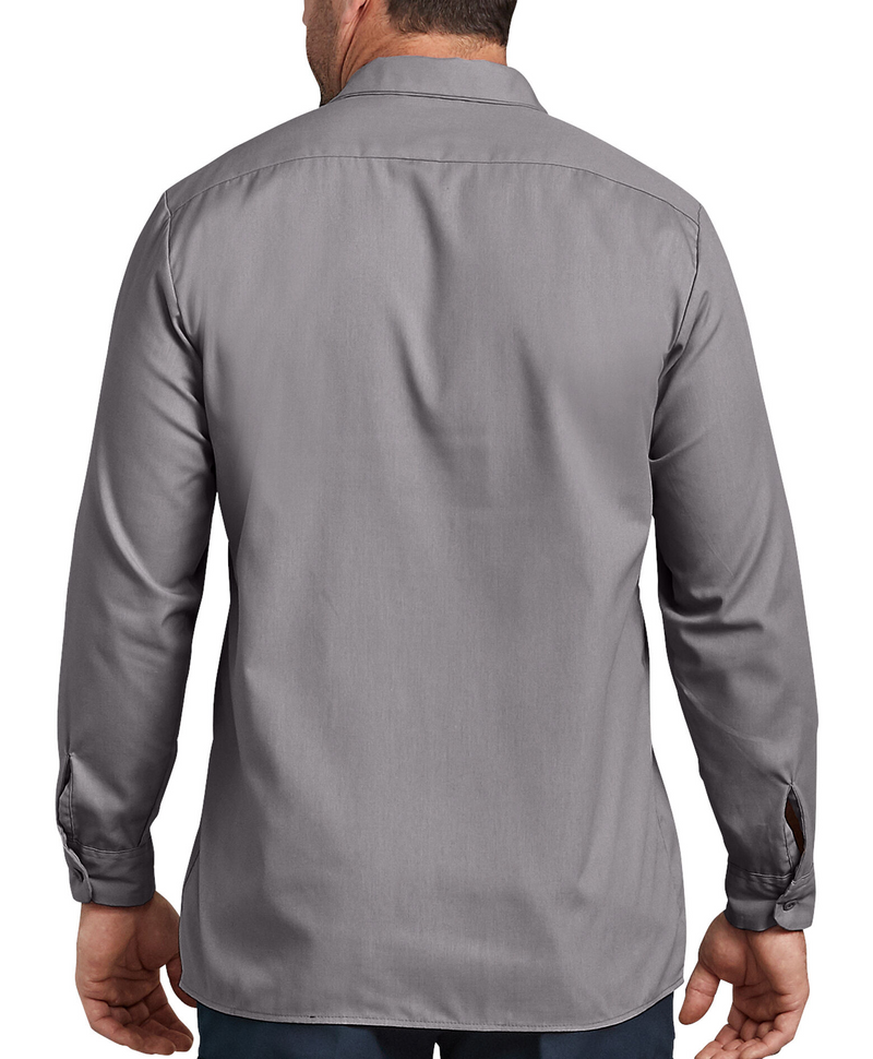 Dickies [L535] Long Sleeve Industrial Work Shirt. Available In All Colors. Live Chat For Bulk Discounts.