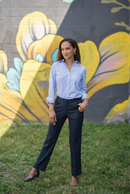 Edwards [8535] Ladies Synergy Tailored Fit Dress Pant. Live Chat For Bulk Discounts.