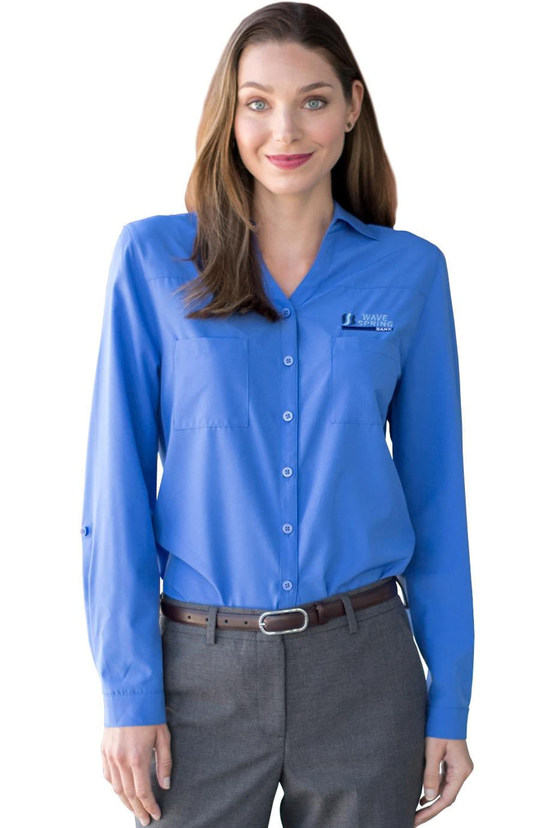 Edwards Garment [5056] Redwood & Ross 2-Pocket Blouse. Live Chat For Bulk Discounts.