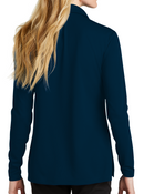 Nike [NKDC2105] Ladies Dri-FIT Micro Pique 2.0 Long Sleeve Polo. Live Chat For Bulk Discounts.