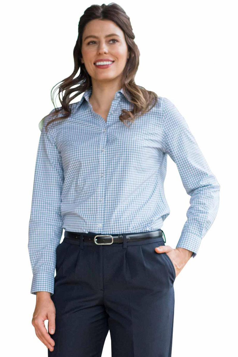 Edwards Garment [5316] Comfort Stretch Broadstone Blouse. Live Chat For Bulk Discounts.