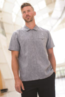 Edwards [4281] Men's Melange Ultra-Light Chambray Service Shirt. Live Chat For Bulk Discounts.