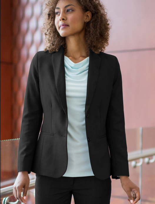 Edwards [6575] Ladies Washable Lightweight Waist-Length Suit Coat. Redwood & Ross Synergy Collection. Live Chat For Bulk Discounts.