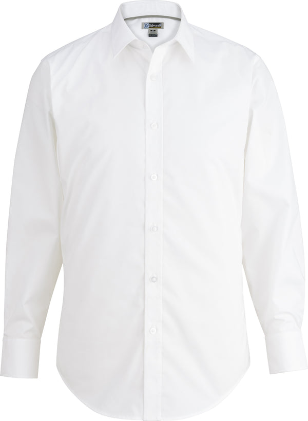 Edwards Garment [1316] Comfort Stretch Broadcloth Shirt. Live Chat For Bulk Discounts.