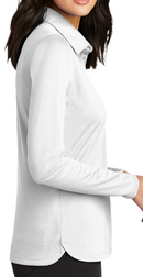 Nike [545322] Ladies Long Sleeve Dri-FIT Stretch Tech Polo. Live Chat For Bulk Discounts.