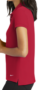 Nike [746100] Ladies Dri-FIT Solid Icon Pique Modern Fit Polo. Live Chat For Bulk Discounts.