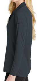 Nike [NKDC2105] Ladies Dri-FIT Micro Pique 2.0 Long Sleeve Polo. Live Chat For Bulk Discounts.