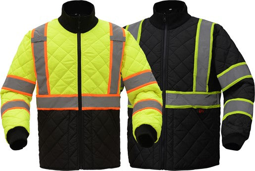 GSS Safety [8009] Lightweight Quilted Black Jacket. Live Chat for Bulk Discounts.