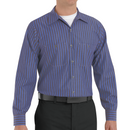 Red Kap [SP14] Long Sleeve Industrial Stripe Work Shirt. Live Chat for Bulk Discounts.