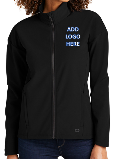 OGIO [LOG755] Ladies Commuter Full-Zip Soft Shell. Live Chat For Bulk