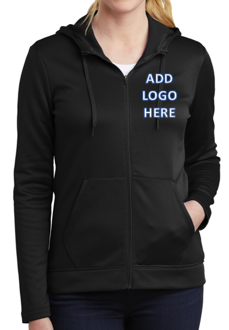 Nike [NKAH6264] Ladies Therma-FIT Full-Zip Fleece Hoodie. Live Chat For Bulk Discounts.