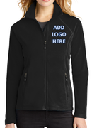 Eddie Bauer [EB225] Ladies Full-Zip Microfleece Jacket. Live Chat For Bulk Discounts.