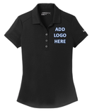 Nike [811807] Ladies Dri-FIT Players Modern Fit Polo. Live Chat For Bulk Discounts.