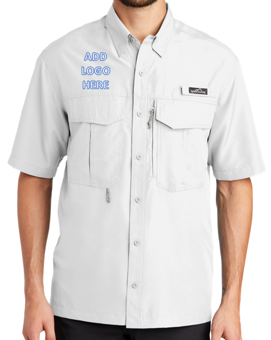 Eddie Bauer [EB602] Short Sleeve Performance Fishing Shirt. Live Chat For Bulk Discounts.