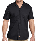 Dickies [LS307] Industrial Cotton Short Sleeve Work Shirt. Live Chat For Bulk Discounts.