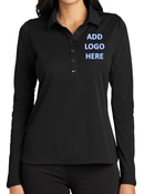 Nike [545322] Ladies Long Sleeve Dri-FIT Stretch Tech Polo. Live Chat For Bulk Discounts.