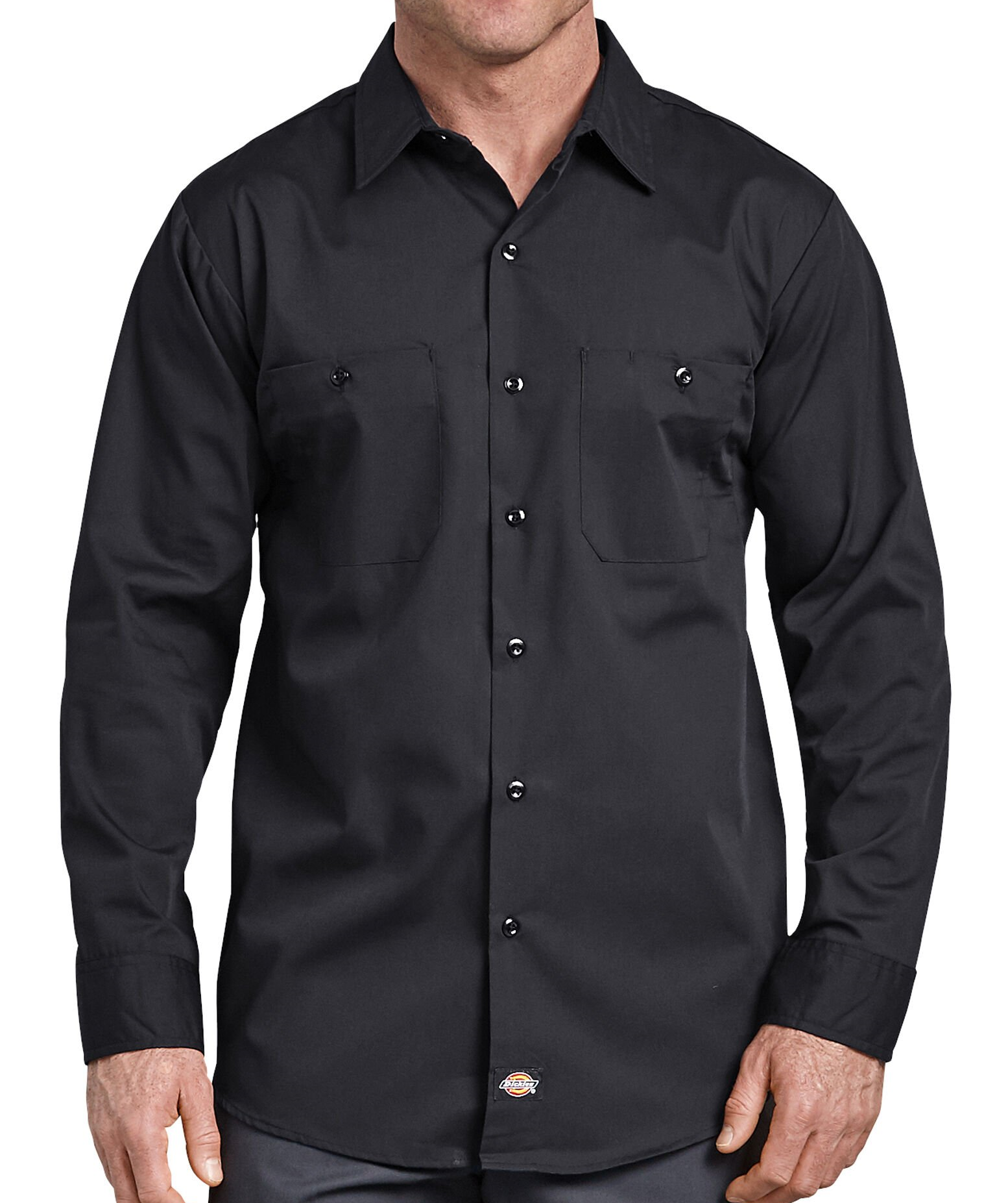 Dickies [LL516] WorkTech Ventilated Long Sleeve Shirt With Cooling Mes