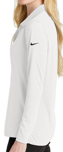 Nike [NKDC2105] Ladies Dri-FIT Micro Pique 2.0 Long Sleeve Polo. Live Chat For Bulk Discounts.