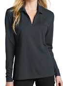 Nike [NKDC2105] Ladies Dri-FIT Micro Pique 2.0 Long Sleeve Polo. Live Chat For Bulk Discounts.
