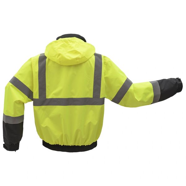 GSS Safety [8001] Class 3 Waterproof Quilt-Lined Bomber Jacket.  Live Chat for Bulk Discounts.