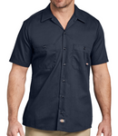 Dickies [LS307] Industrial Cotton Short Sleeve Work Shirt. Live Chat For Bulk Discounts.