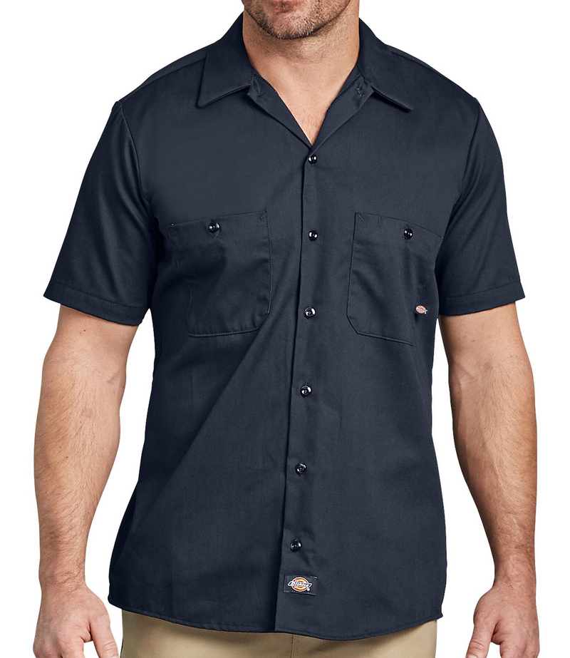 Dickies Short Sleeve Work Shirt - Dark Navy