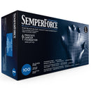 SemperForce [BKNF] Black Nitrile 5 Mil Powder Free Exam Gloves (Case of 1000). Free Shipping. Live Char for Bulk Discount Codes.