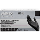 AMMEX Nitrile Exam Gloves. Black [ABNPF]. 4 Mil Powder and Latex Free. (Case of 1,000) Free Shipping. Live Chat for Bulk Discount Codes.