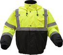 GSS Safety [8002/8001] Class 3 Waterproof Quilt-Lined Bomber Jacket. Live Chat for Bulk Discounts.