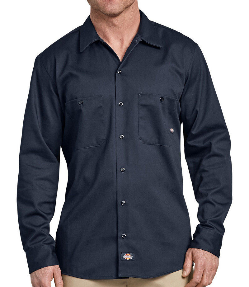Dickies [LL307] Industrial Long Sleeve Shirt. Live Chat