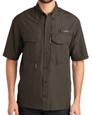 Eddie Bauer [EB602] Short Sleeve Performance Fishing Shirt. Live Chat For Bulk Discounts.