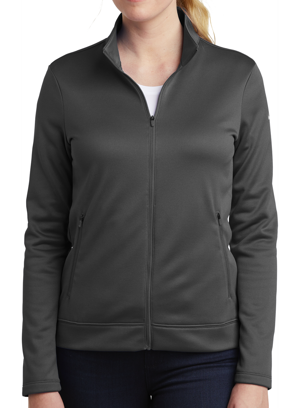 Nike Therma-FIT Full-Zip Fleece Hoodie. NKAH6259 (Dark Grey Heather) S