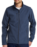 Eddie Bauer [EB532] Shaded Crosshatch Soft Shell Jacket. Live Chat for Bulk Discounts.