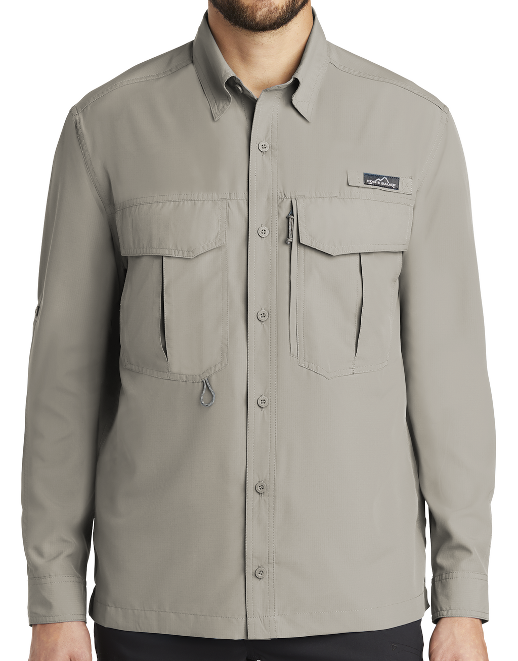 Eddie Bauer [EB600] Long Sleeve Performance Fishing Shirt. Live Chat F