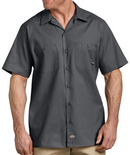 Dickies [LS535] Short Sleeve Industrial Work Shirt. Available In All Colors. Live Chat For Bulk Discounts.
