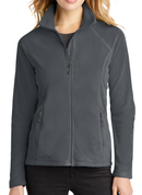 Eddie Bauer [EB225] Ladies Full-Zip Microfleece Jacket. Live Chat For Bulk Discounts.