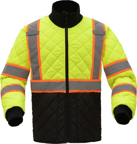 GSS Safety [8009] Lightweight Quilted Black Jacket. Live Chat for Bulk Discounts.