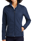 Eddie Bauer [EB533] Ladies Shaded Crosshatch Soft Shell Jacket. Live Chat for Bulk Discounts.