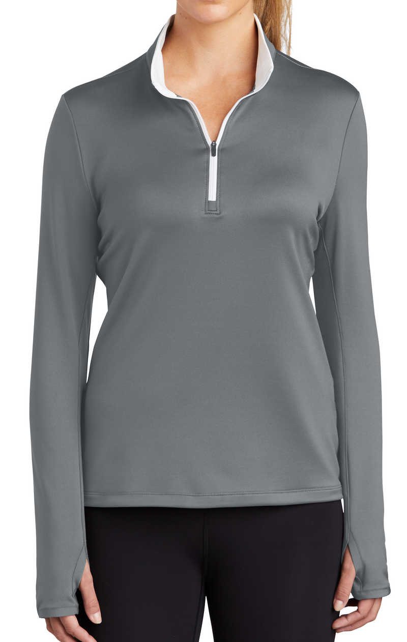 Nike [779796] Ladies Dri-FIT Stretch 1/2-Zip Cover-Up. Live Chat For Bulk Discounts.