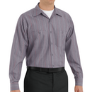 Red Kap [SP14] Long Sleeve Industrial Stripe Work Shirt. Live Chat for Bulk Discounts.