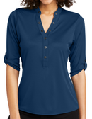 OGIO [LOG111] Code Stretch Long Sleeve Button-Up.