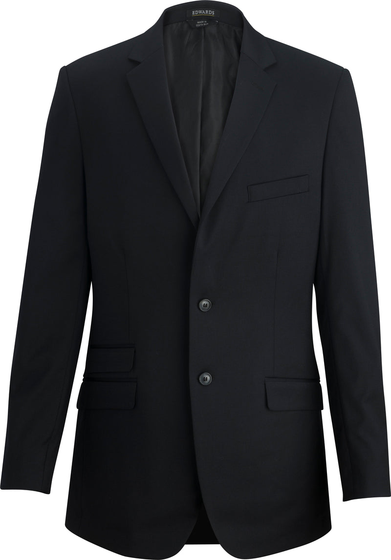 Edwards [3530] Men's Washable Suit Coat. Redwood & Ross Russel Collection. Live Chat For Bulk Discounts.